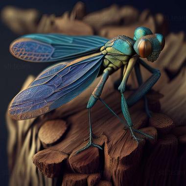 3D model Ceriagrion obfuscans (STL)